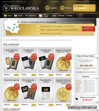 Złoto i srebro inwestycyjne