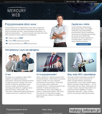 MercuryWeb agencja SEO