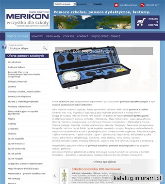 MERIKON - Szkolne pomoce dydaktyczne