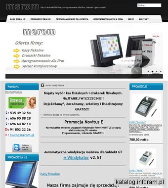 Merom Szczecin kasy fiskalne