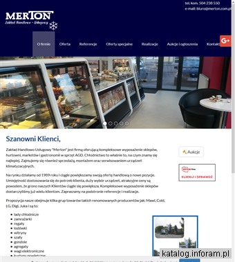 www.merton.com.pl wyposażenie sklepów