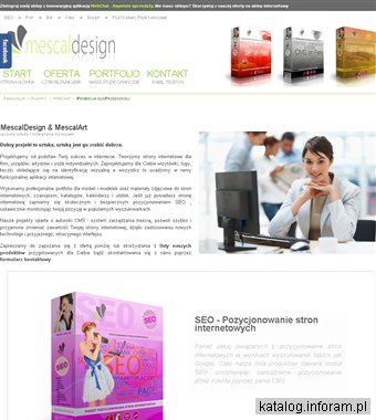 Mescaldesign strony internetowe Poznań
