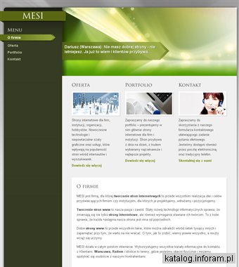 MESI - Tworzenie stron