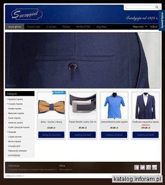 Eleganckie spodnie męskie