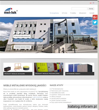 MET-LAK szafka ubraniowa metalowa