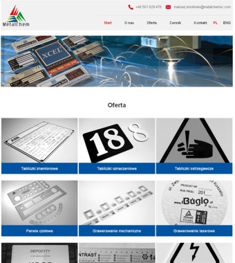 Tabliczka znamionowa - metalchemsc.com