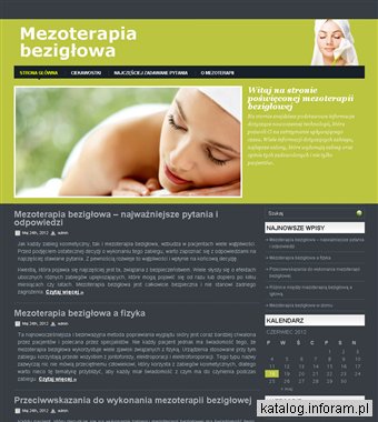 Mezoterapia bezigłowa