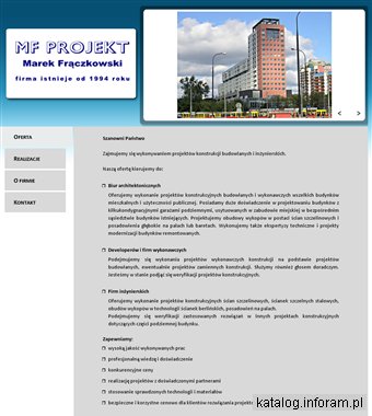 Biuro projektowe MF Projekt Marek Frączkowski