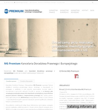 MG Premium - kancelaria doradztwa prawnego i europejskiego Kraków