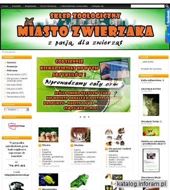 Miasto Zwierzaka - sklep zoologiczny