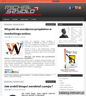 Michał Szydło- Marketing Online Skazany na Sukces