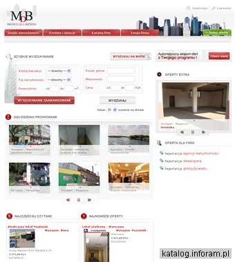 Portal nieruchomosci komercyjnych