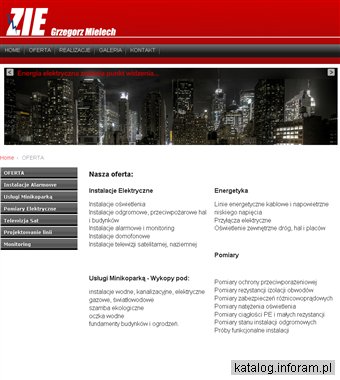ZIE Grzegorz Mielech - instalacje elektryczne, elektryk Białystok