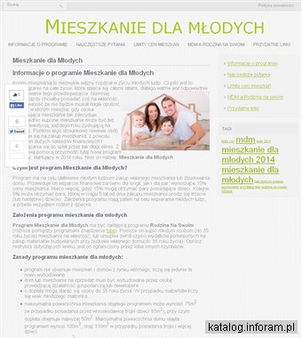 Mieszkanie dla młodych - Informacje o programie