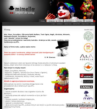 Mimello, artyści dla dzieci do usług