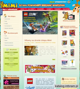 Sklep internetowy z zabawkami - Mimi Poznań
