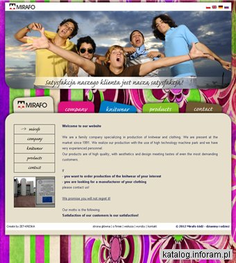 Producent odzieży - Mirafo
