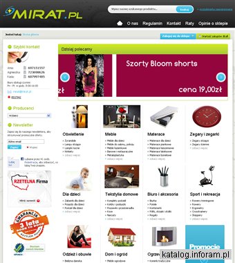Mirat.pl - internetowy sklep meblowy