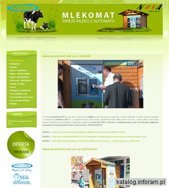 Innowacyjny Mlekomat MILLY MILKLINE