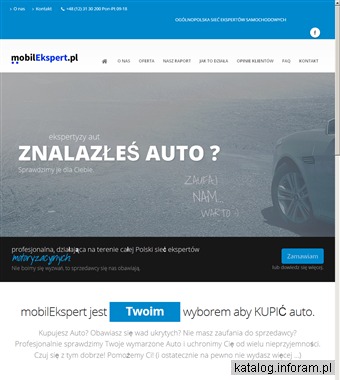 Mobilekspert.pl - sprawdzanie pojazdu przed kupnem