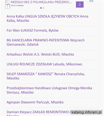 Wyszukiwarka polskich firm