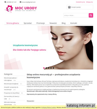 Sklep z urządzeniami kosmetycznymi - mocurody.pl