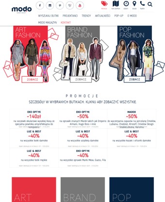 Butiki odzieżowe MODO