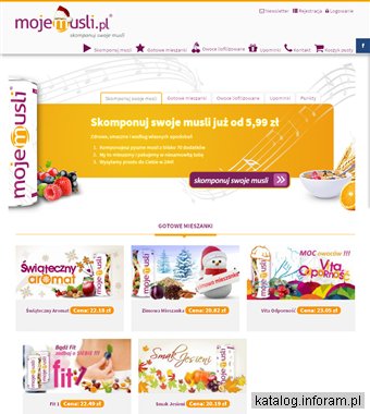 Mojemusli.pl - Musli według własnego przepisu