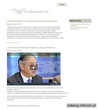 Mój Parlament - Portal informacyjny
