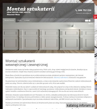 SŁAWOMIR WEISS montaż orac decor Warszawa