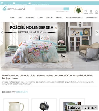 Drewniane meble białe