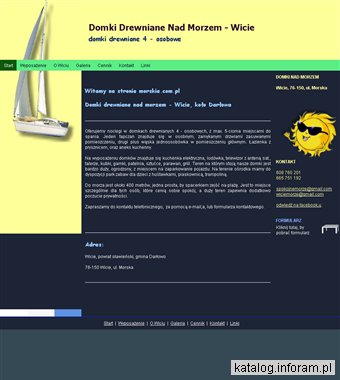 Domki drewniane nad morzem - Wicie