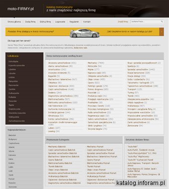 Katalog firm motoryzacyjnych