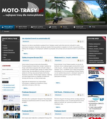 Motory najlepsze trasy - MOTO-TRASY.pl