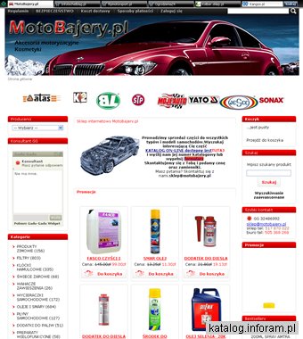 Sklep z kosmetykami i akcesoriami samochodowymi