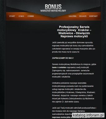Serwis motocyklowy Kraków Wadowice Oświęcim - naprawa motocykli