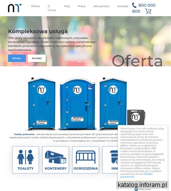 Wynajem kabin toaletowych - mToilet Sp. z o.o.