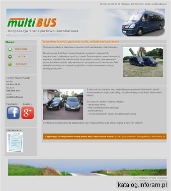 MULTIBUS wynajem mikrobusów Poznań