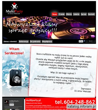 Multiparty.pl DJ na wesele i imprezy woj. łódzkie