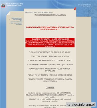 Multiselect - Testy do policji - Odpowiedzi - Egzaminy