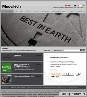 Muovitech Polska Sp. z o.o pompy ciepła