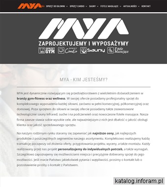 Wyposażenie siłowni - sklep MYA