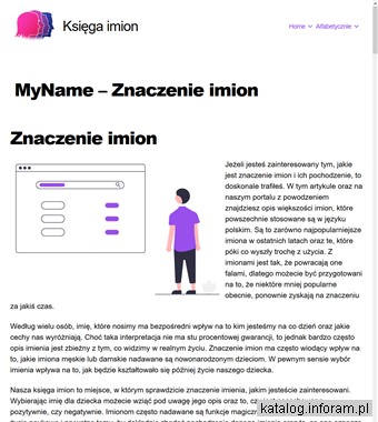 Znaczenie imion - MyName.pl