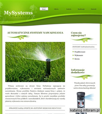 MySystems automatyczne systemy nawadniania