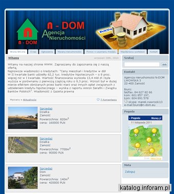 Agencja Nieruchomości N-DOM ZAMOŚĆ