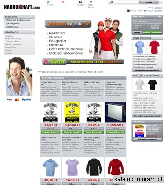 Gadżety reklamowe, reklama zewnętrzna i wewnętrzna