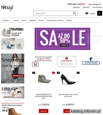 Obuwie damskie, obuwie męskie, sklep z butami online, tanie buty