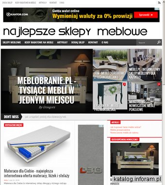 Najlepszesklepymeblowe.pl - sklepy z meblami