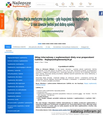 NajlepszeSuplementy24 - Sklep z suplementami diety