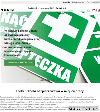 Znaki BHP i tablice BHP